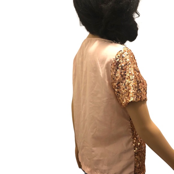 Rose gold sequin top - Picture 10 of 11